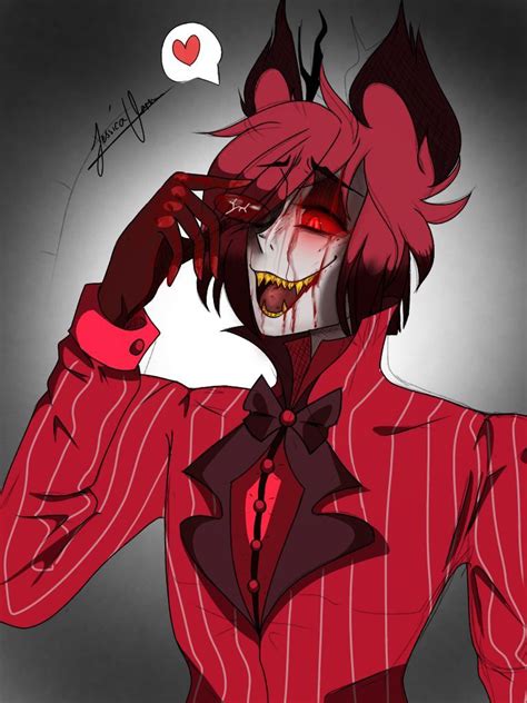 alastor art|handsome alastor drawing.